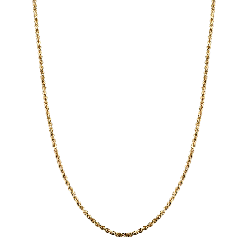 14 K Gold Rope Chain